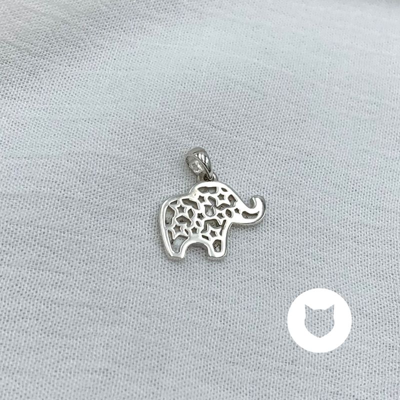 DIJE DE PLATA 925 ELEFANTE DI0808L25