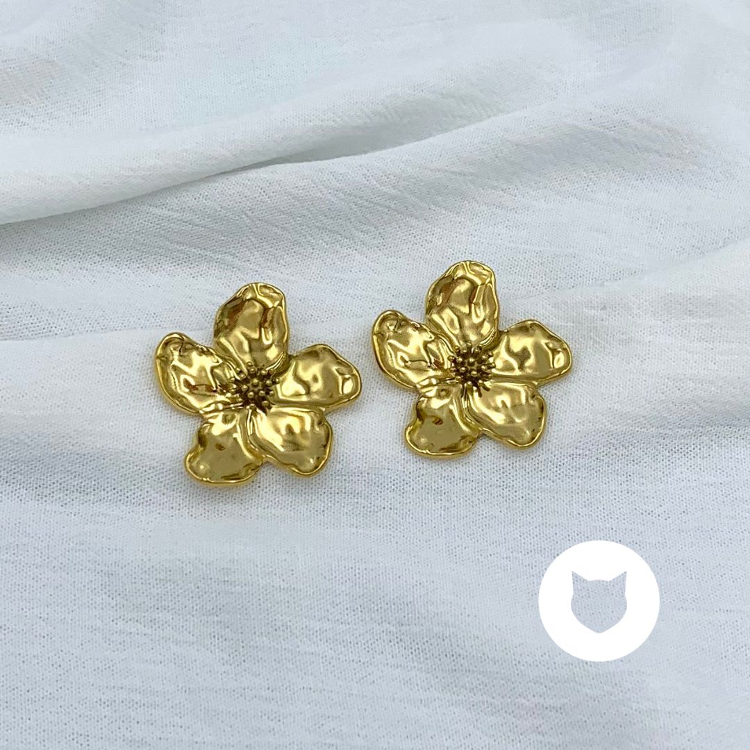 ARETES DE ACERO INOXIDABLE FLOR AR2871G58