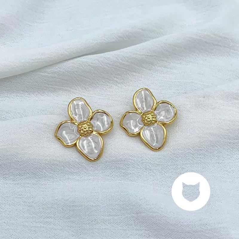 ARETES DE ACERO INOXIDABLE FLOR AR2883G112