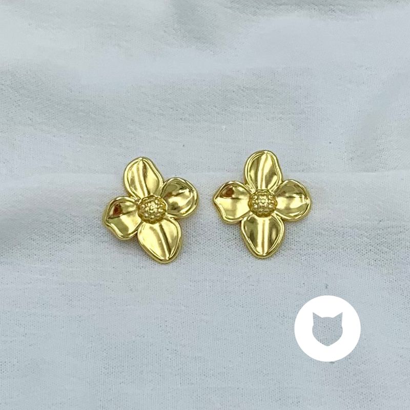 ARETES DE ACERO INOXIDABLE FLOR AR2888G134