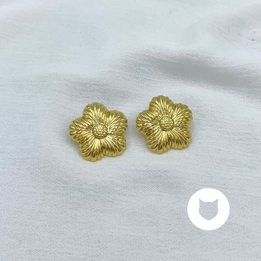 ARETES DE ACERO INOXIDABLE FLOR AR2920G85