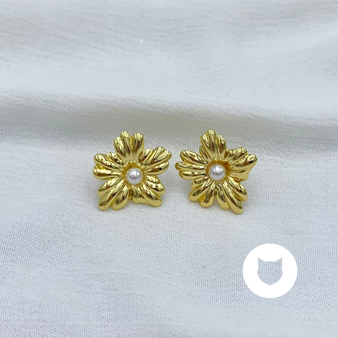 ARETES DE ACERO INOXIDABLE FLOR AR2928G15.1