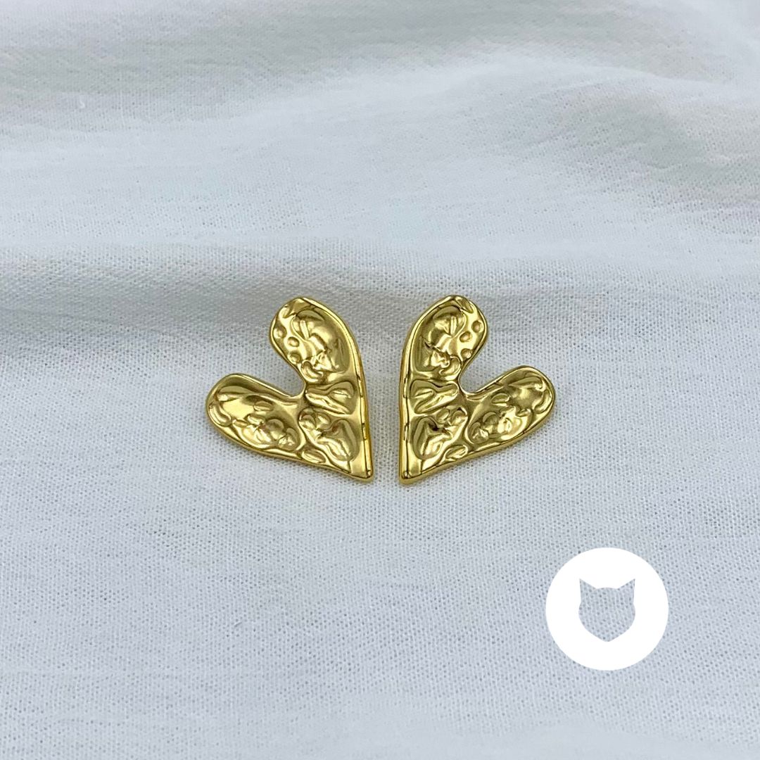 ARETES DE ACERO INOXIDABLE CORAZÓN AR2926G48