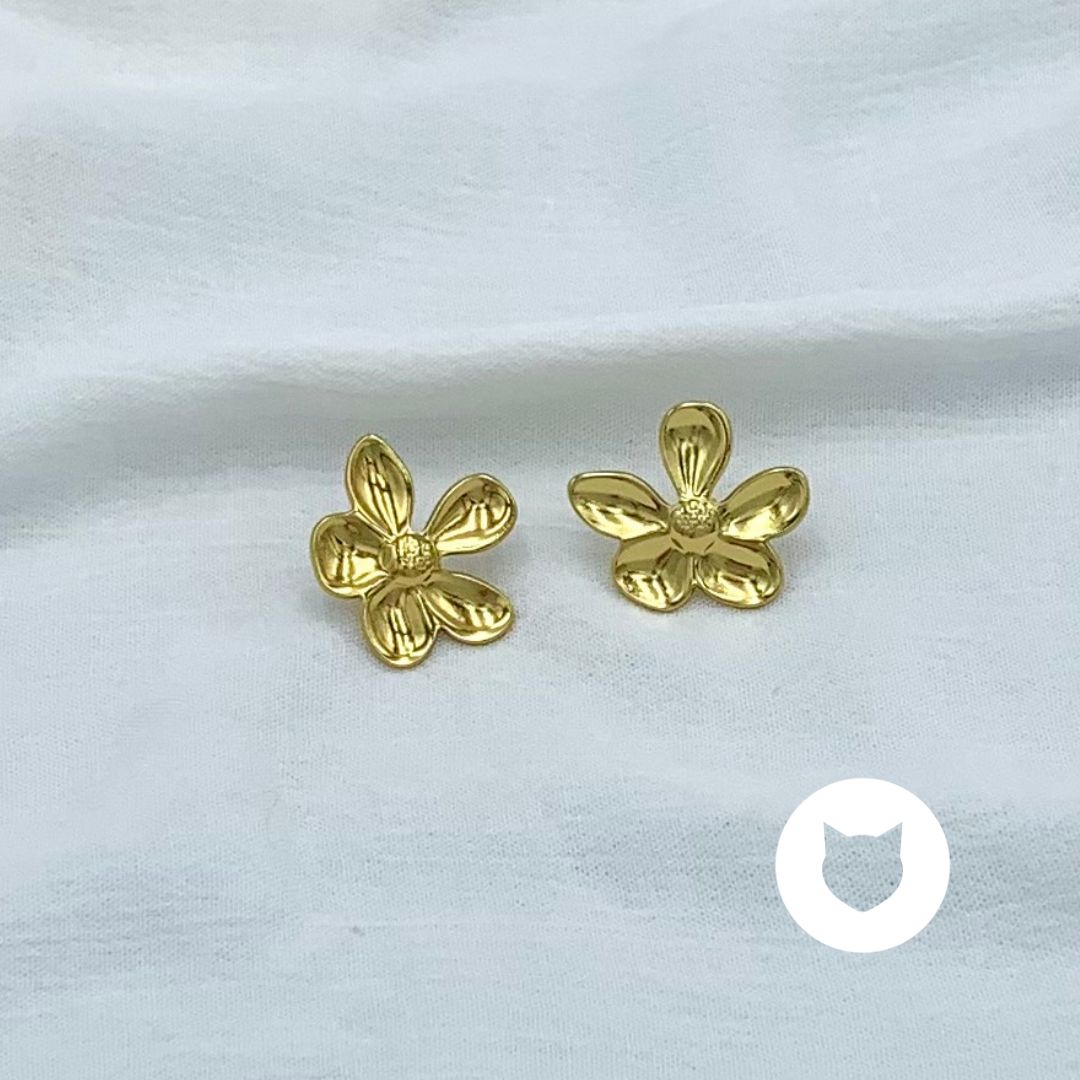 ARETES DE ACERO INOXIDABLE FLOR AR2930G85