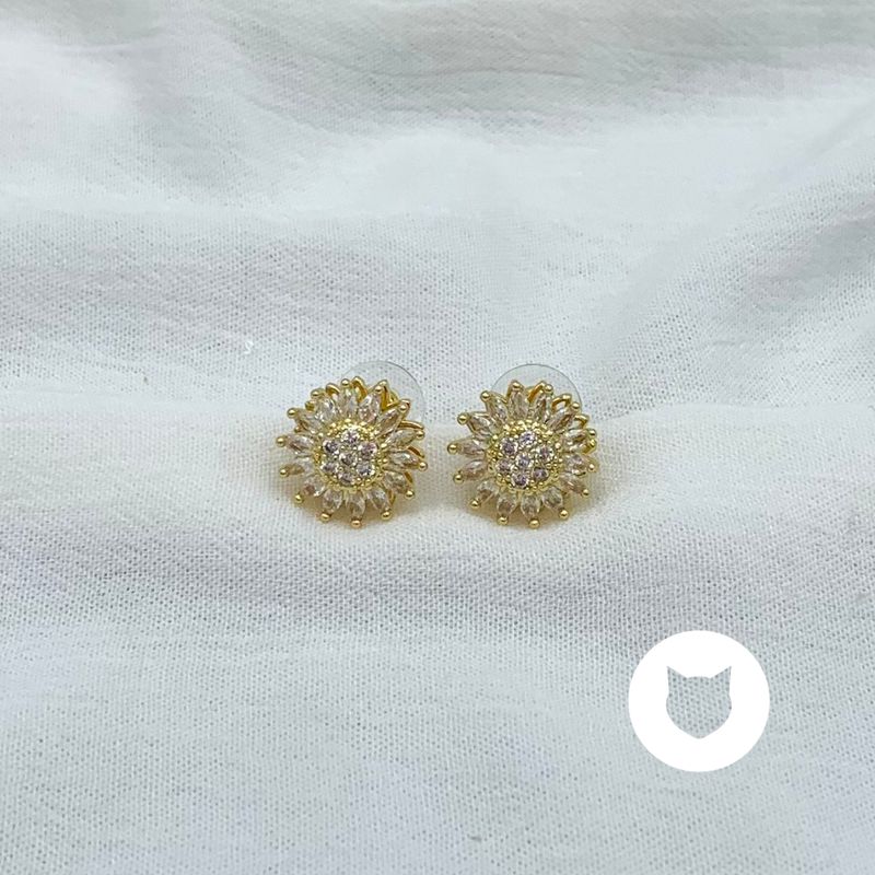 ARETES DE ACERO INOXIDABLE Y CRISTALES GIRASOL GIRATORIO AR2939G54