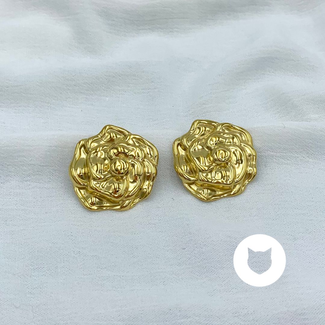 ARETES DE ACERO INOXIDABLE FLOR AR2941G42