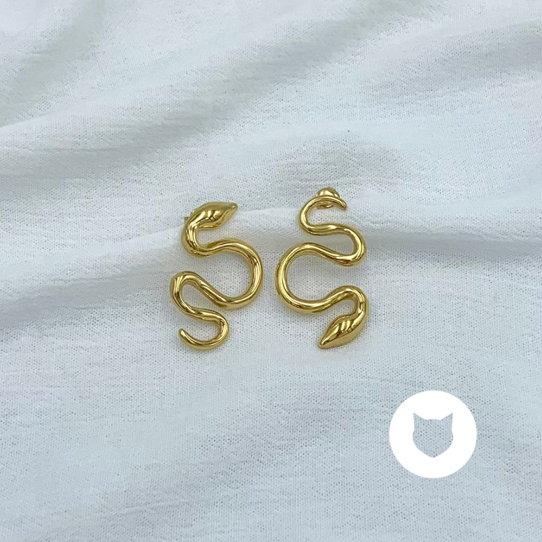 ARETES DE ACERO INOXIDABLE SERPIENTE AR2945G40