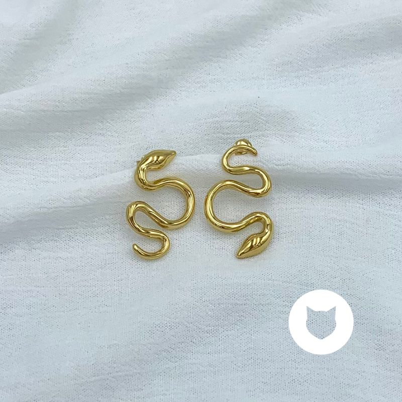 ARETES DE ACERO INOXIDABLE SERPIENTE AR2945G40