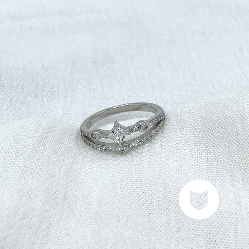 ANILLO DE PLATA 925 Y CRISTALES AN3801L24