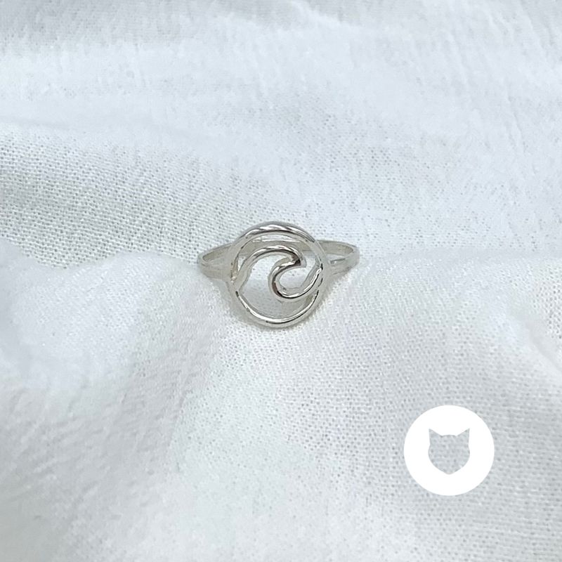 ANILLO DE PLATA 925 OLA AN3804L24
