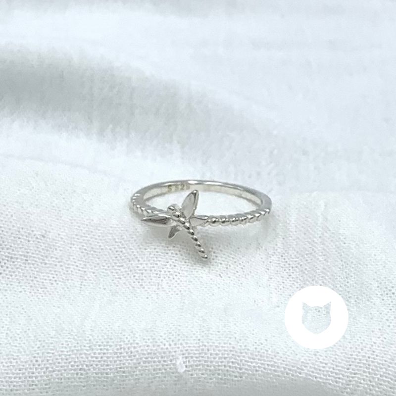 ANILLO DE PLATA 925 LIBÉLULA AN3811L25