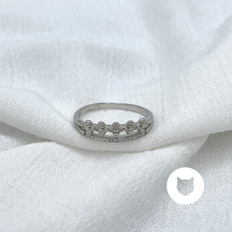 ANILLO DE PLATA 925 Y CRISTALES AN3825L25