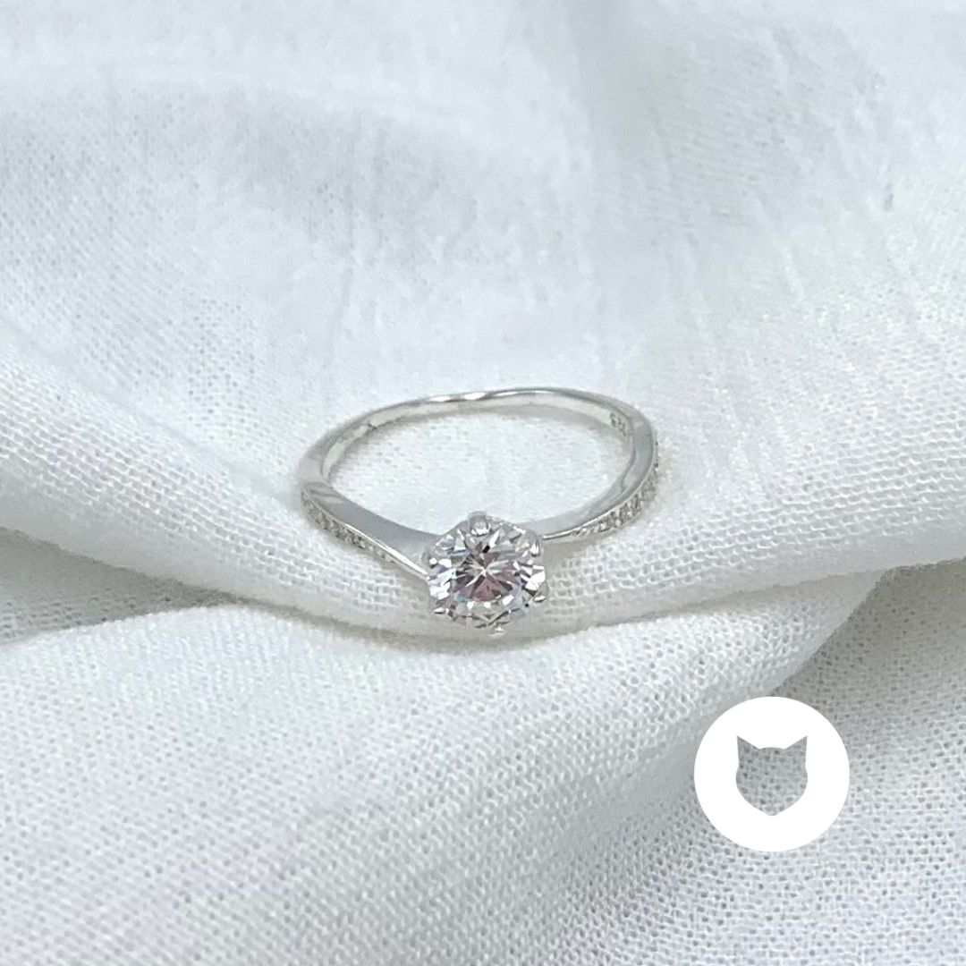ANILLO DE PLATA 925 Y CRISTALES AN3833L26