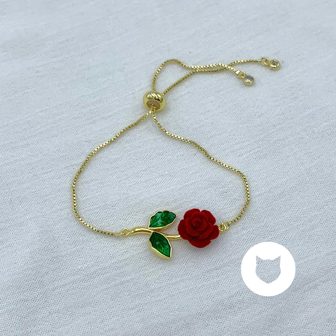 PULSERA DE BAÑO DE ORO ROSA PU1901G42