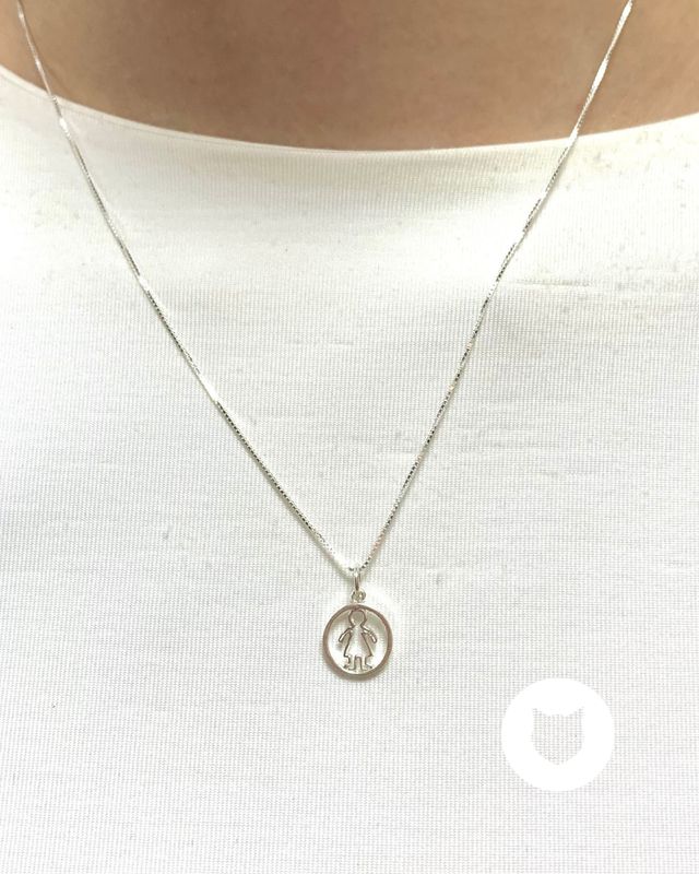 COLLAR DE PLATA 925 NIÑO CO1849F24