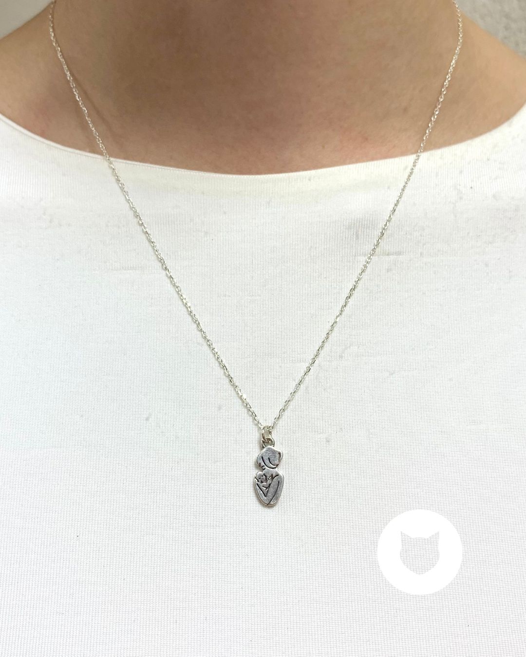 ​COLLAR DE PLATA 925 MAMÁ Y BEBÉ CO1850F21
