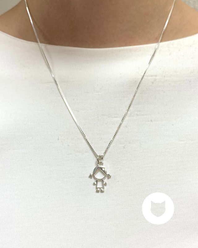 ​COLLAR DE PLATA 925 NIÑA CO1851F26