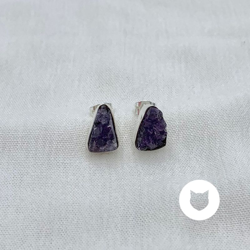 ARETE DE PLATA 925 Y DRUSA AMATISTA AR2951M34
