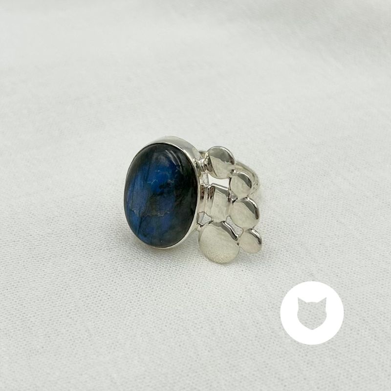 ANILLO DE PLATA 925 Y LABRADORITA AN3854M31 ANILLO DE PLATA 925 Y LABRADORITA AN3854M31
