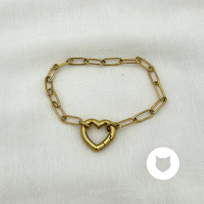 PULSERA DE ACERO INOXIDABLE CORAZÓN PU1944G42 PULSERA DE ACERO INOXIDABLE CORAZÓN PU1944G42