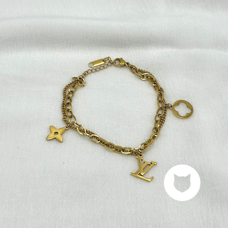 PULSERA DOBLE DE ACERO INOXIDABLE PU1949G31 PULSERA DOBLE DE ACERO INOXIDABLE PU1949G31