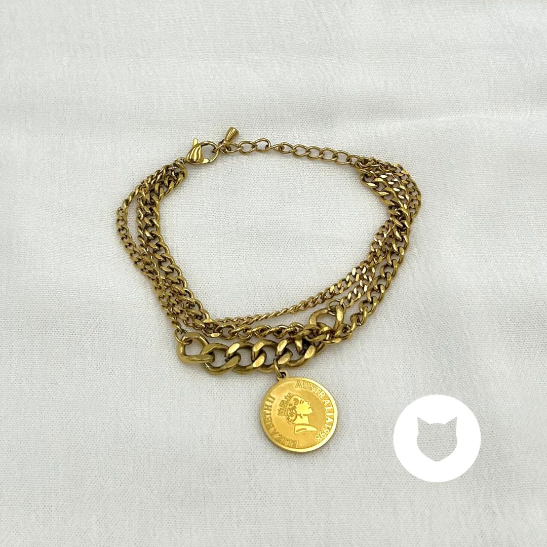 PULSERA TRIPLE DE ACERO INOXIDABLE PU1951G65
