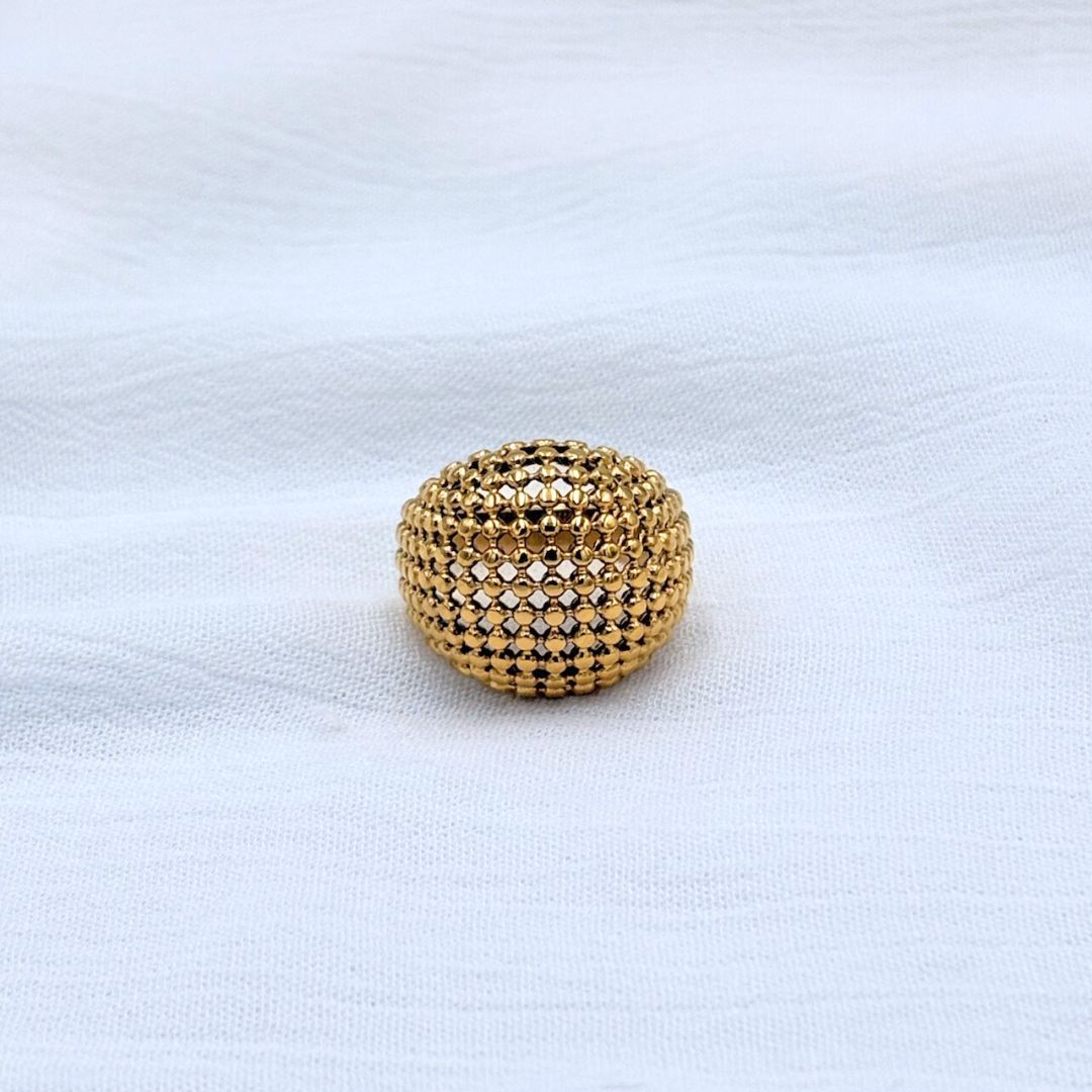 ANILLO ACERO ESTILO MALLA AN3858G44