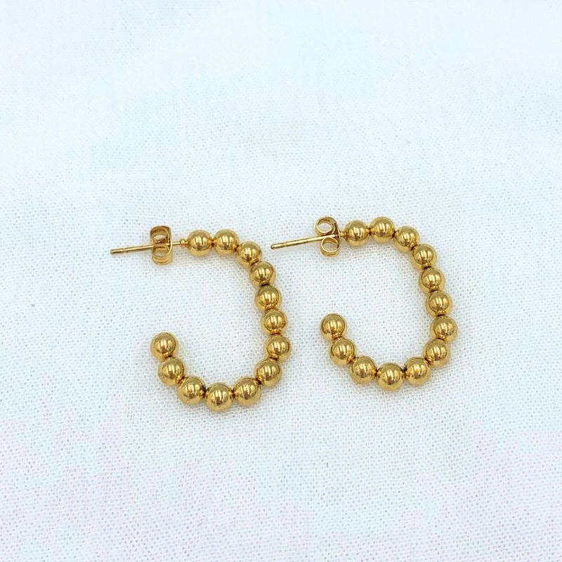 ARGOLLAS ACERO OVALADAS DE BOLITAS AG1828G72 ARGOLLAS ACERO OVALADAS DE BOLITAS AG1828G72