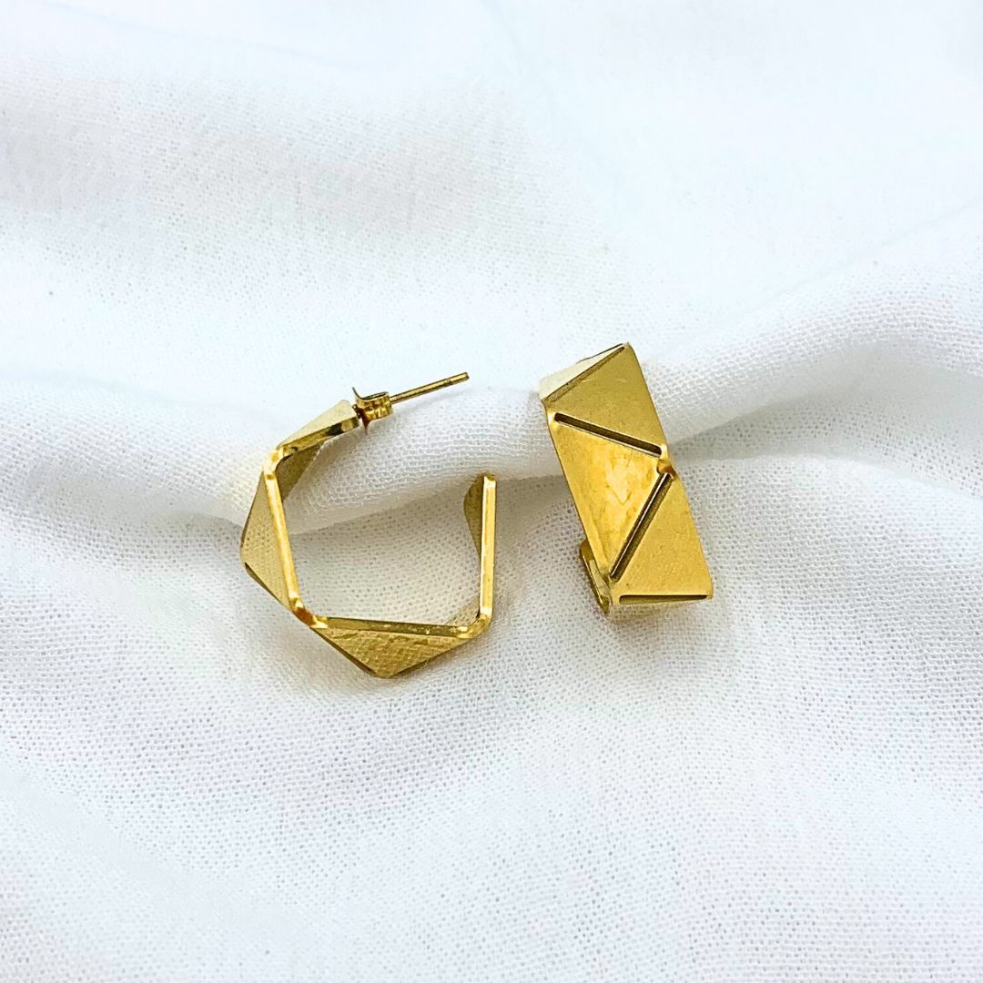 ARGOLLAS ACERO GEOMÉTRICAS AG1825G47 ARGOLLAS ACERO GEOMÉTRICAS AG1825G47