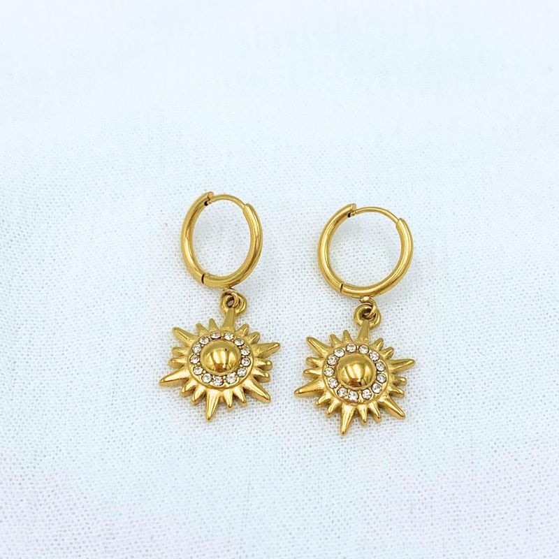 ARGOLLAS ACERO COLGANTE DE SOL AG1829G30 ARGOLLAS ACERO COLGANTE DE SOL AG1829G30