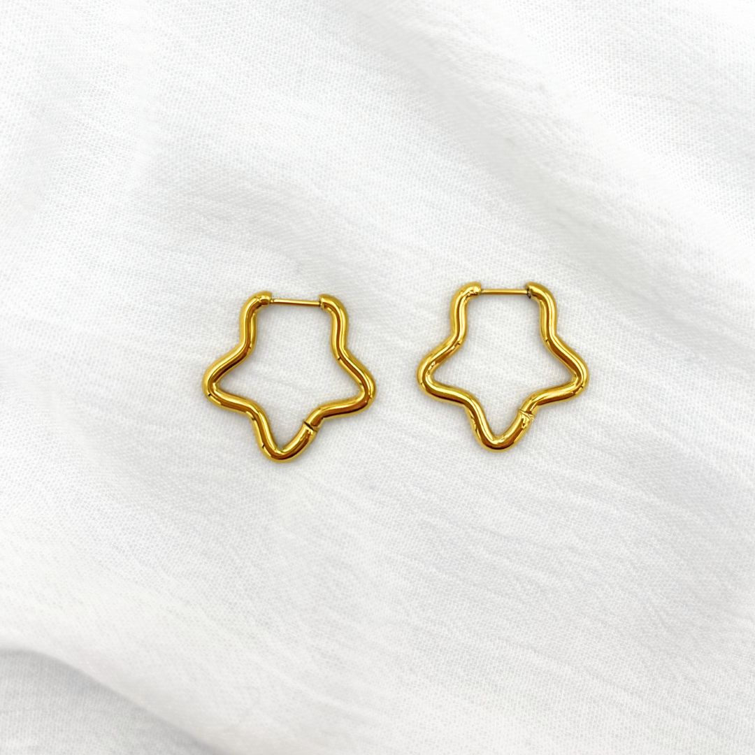 ARGOLLAS ACERO ESTRELLA REDONDEADA AG1837G97 ARGOLLAS ACERO ESTRELLA REDONDEADA AG1837G97