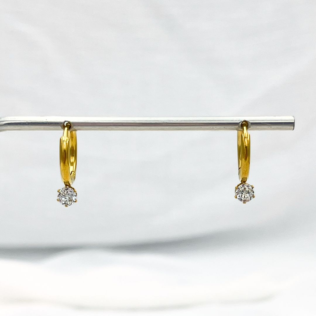 ARGOLLAS DE ACERO PEQUEÑAS CON CHISPITA AG1839G83 ARGOLLAS DE ACERO PEQUEÑAS CON CHISPITA AG1839G83