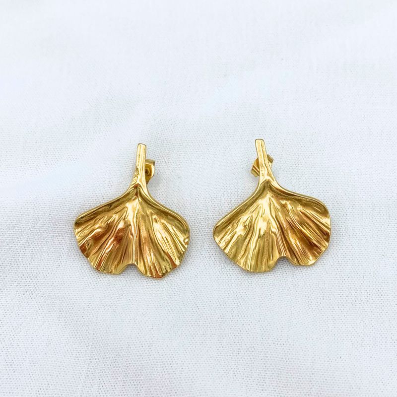 ARETES DE HOJA LABRADO AR2961G45 ARETES DE HOJA LABRADO AR2961G45