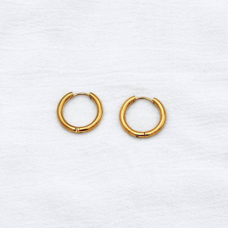 ARGOLLAS ACERO BÁSICA ANCHAS MEDIANAS AG1869G105 ARGOLLAS ACERO BÁSICA ANCHAS MEDIANAS AG1869G105