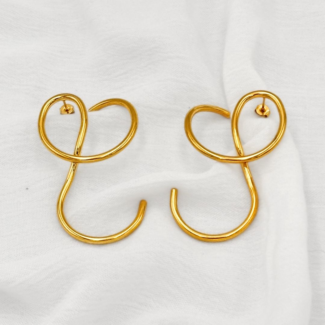 ARETES  TREPADOR GRANDE ACERO  AR3117G45 ARETES  TREPADOR GRANDE ACERO  AR3117G45