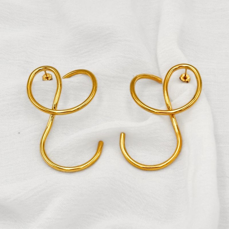 ARETES  TREPADOR GRANDE ACERO  AR3117G45 ARETES  TREPADOR GRANDE ACERO  AR3117G45
