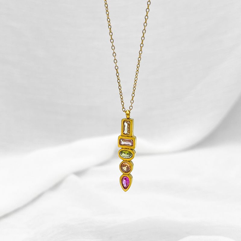 CADENA DE ACERO CON DIJE DE CRISTALES CO1861G42 CADENA DE ACERO CON DIJE DE CRISTALES CO1861G42