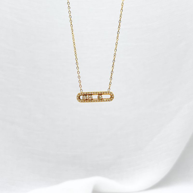 CADENA ACERO CON DIJE CON CRISTALES CO1862G35 CADENA ACERO CON DIJE CON CRISTALES CO1862G35