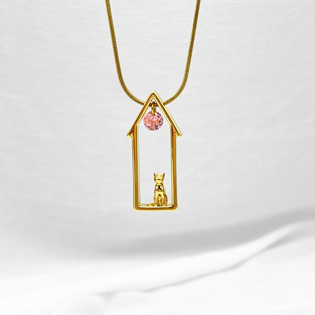 CADENA DE ACERO CON CASA CON GATO CO1871G36 CADENA DE ACERO CON CASA CON GATO CO1871G36