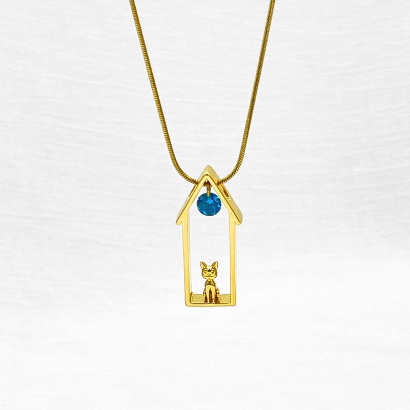 CADENA DE ACERO CON CASA CON GATO CO1872G36 CADENA DE ACERO CON CASA CON GATO CO1872G36