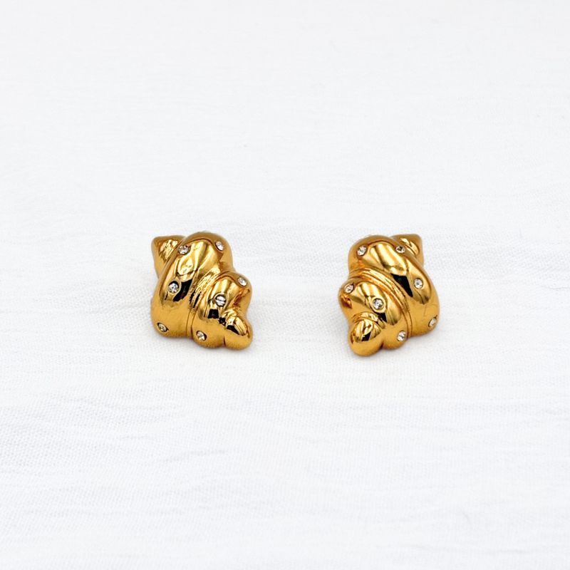 ARETES ACERO CARACOL AR3136G42 ARETES ACERO CARACOL AR3136G42