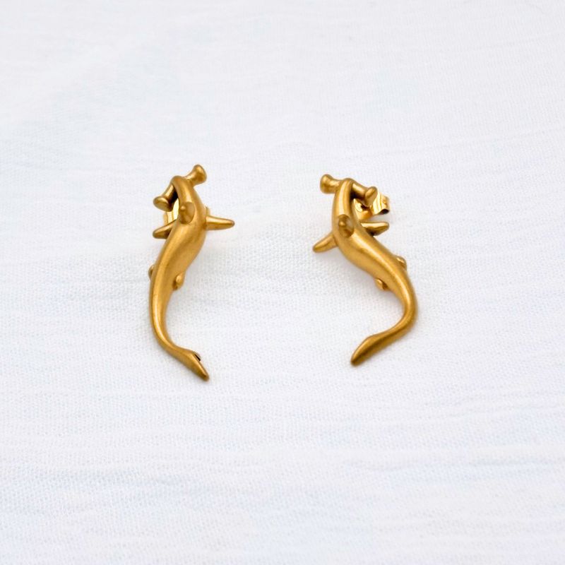 ARETES ACERO TIBURON MARTILLO AR3135G60 ARETES ACERO TIBURON MARTILLO AR3135G60