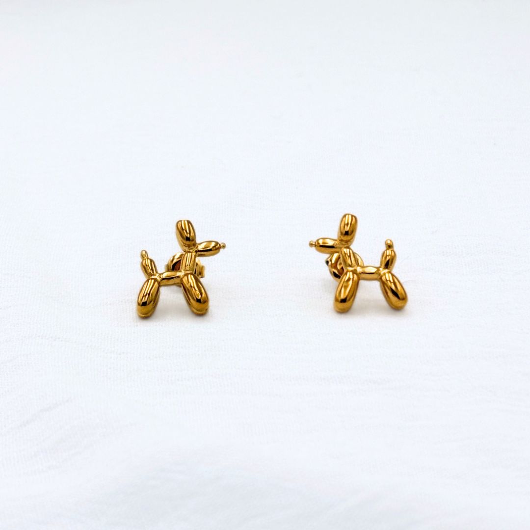 ARETES ACERO PERRITO GLOBOS AR3126G46 ARETES ACERO PERRITO GLOBOS AR3126G46
