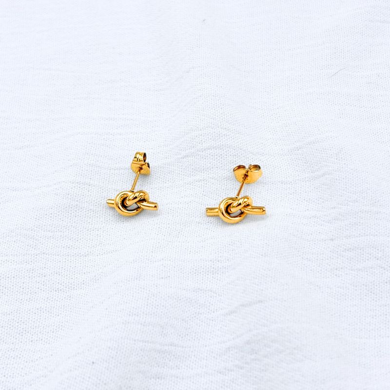 ARETES DE ACERO DE NUDOS AR3141G61 ARETES DE ACERO DE NUDOS AR3141G61