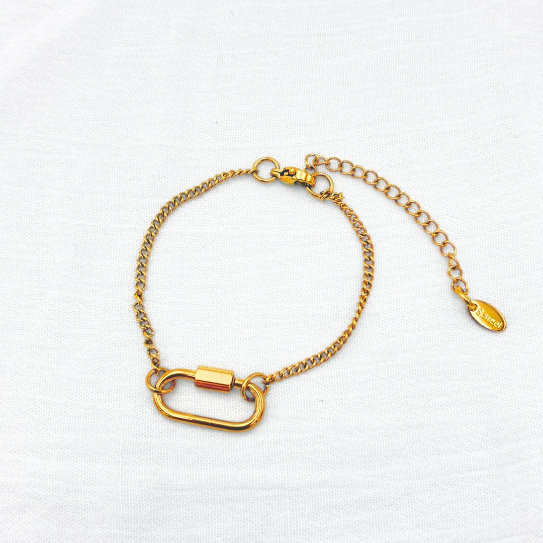 PULSERA ACERO CON CLASP CADENA PU2024G38 PULSERA ACERO CON CLASP CADENA PU2024G38