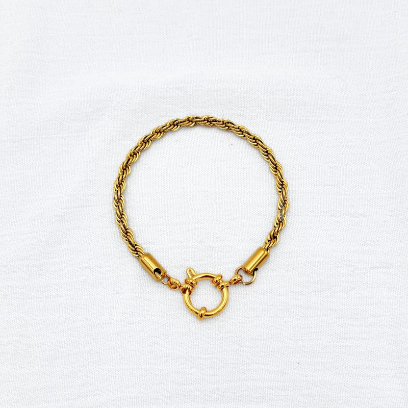 PULSERA ACERO CIERRE MARINERO CON ENCADENADO PU2021G60 PULSERA ACERO CIERRE MARINERO CON ENCADENADO PU2021G60