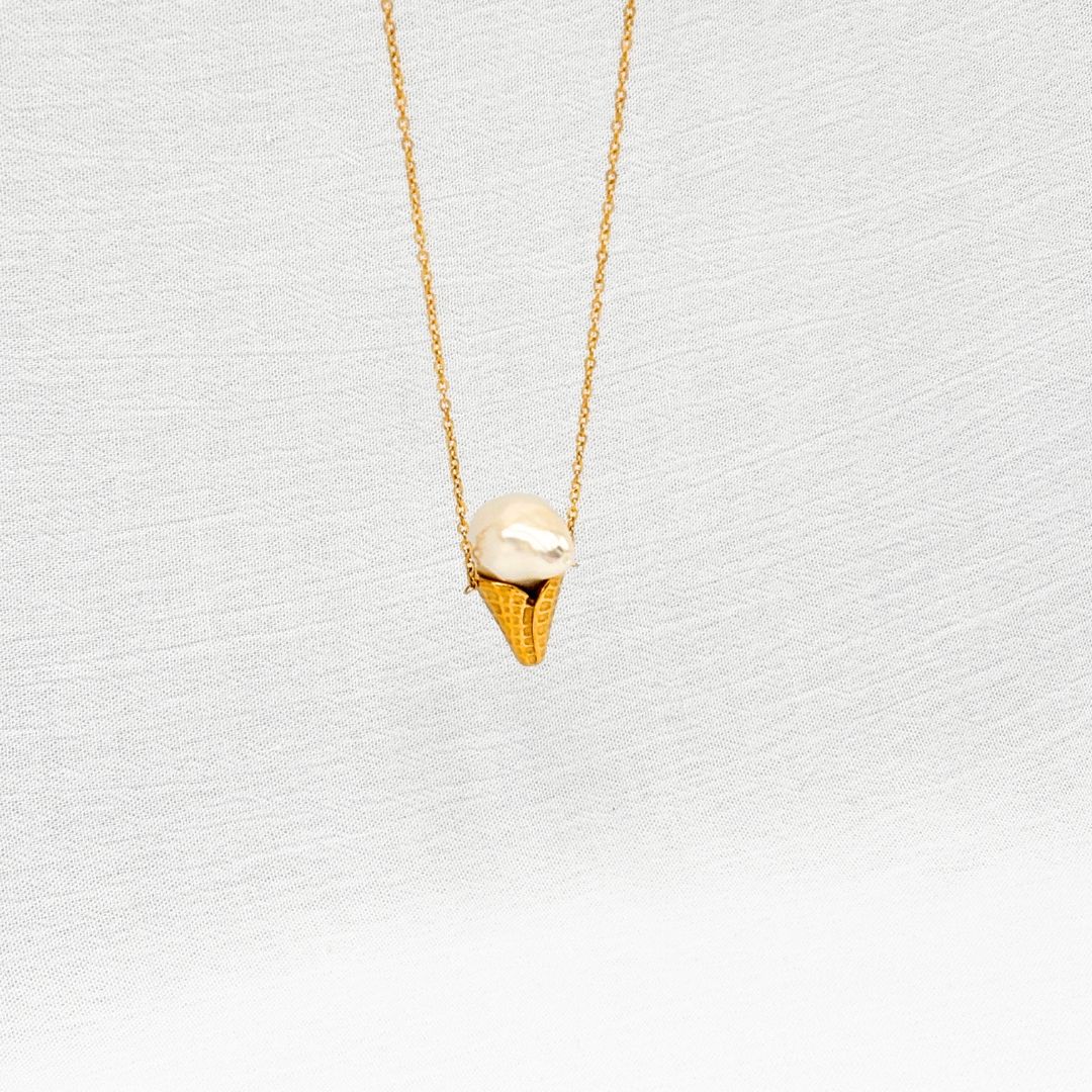 COLLAR ACERO HELADO CON PERLA CULTIVADA CO1857G35 COLLAR ACERO HELADO CON PERLA CULTIVADA CO1857G35