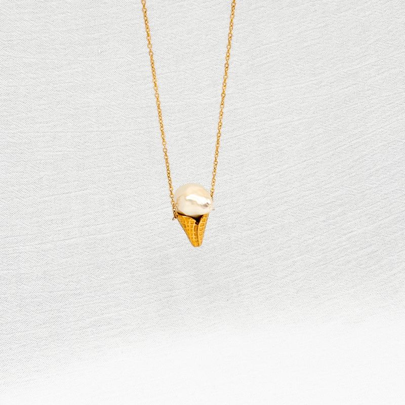 COLLAR ACERO HELADO CON PERLA CULTIVADA CO1857G35 COLLAR ACERO HELADO CON PERLA CULTIVADA CO1857G35