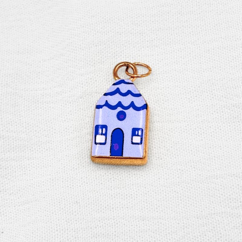 DIJE ACERO CASA LILA Y AZUL DI0824G63 DIJE ACERO CASA LILA Y AZUL DI0824G63