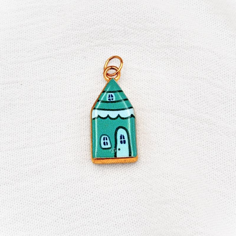 DIJE ACERO CASA TURQUESA DI0827G63 DIJE ACERO CASA TURQUESA DI0827G63